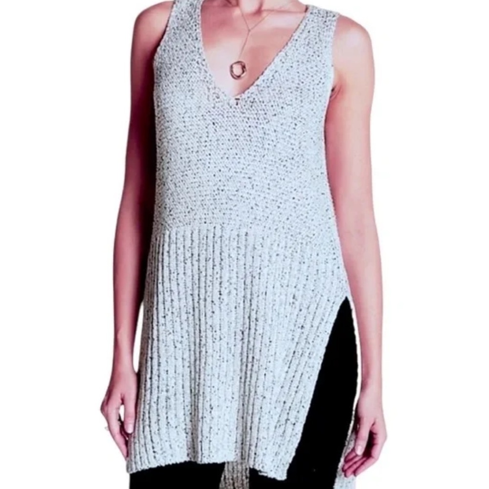 ASTR The Label - Marled Sweater Tank Tunic - Size Small